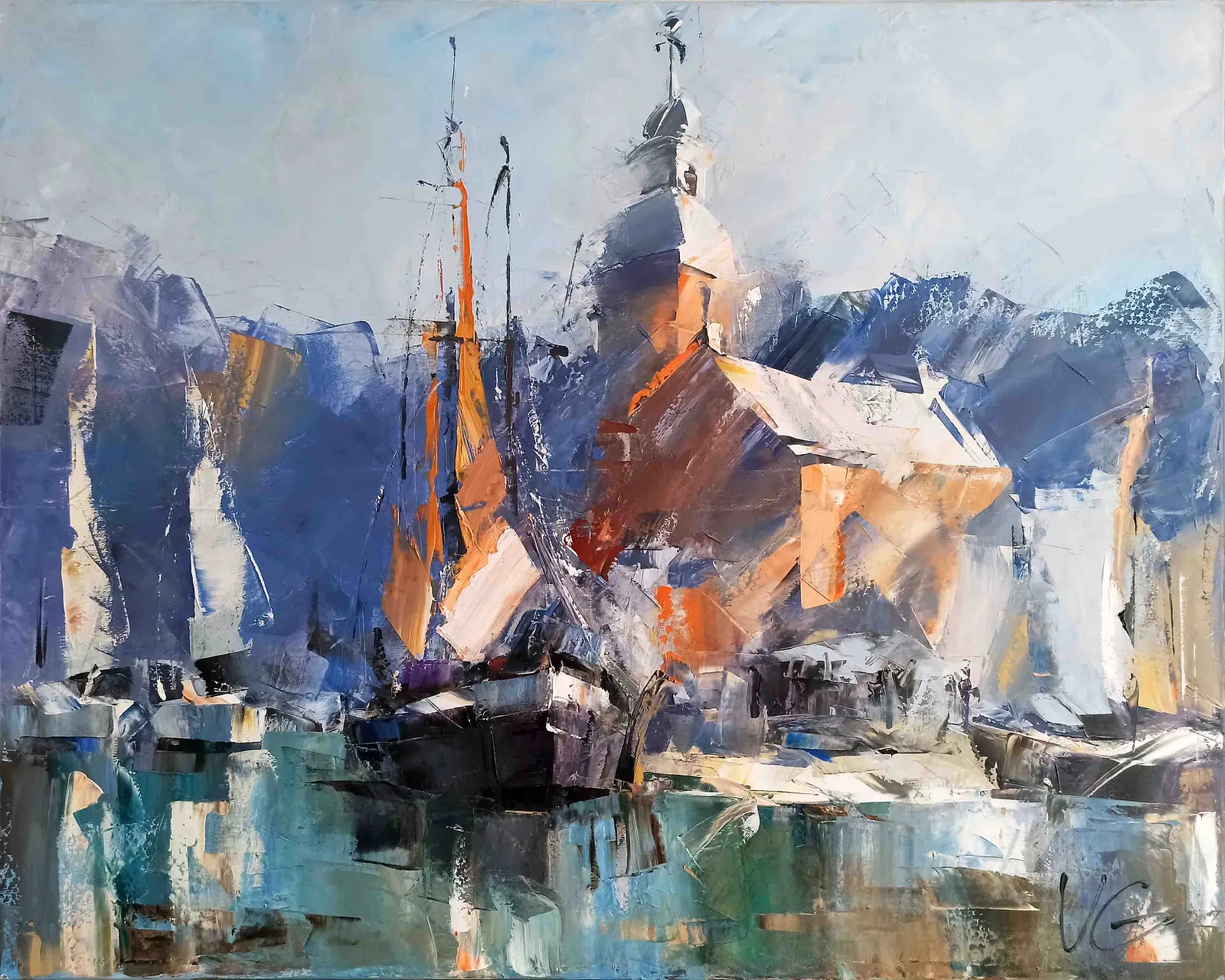 Зображення "SHIMMER " від VOLODYMYR GLUKHOMANYUK, розмір: 80x100 cm, матеріали: oil on canvas, медіум: Живопис, місто: Spain, ціна: €10800 Фото 1 з 3.