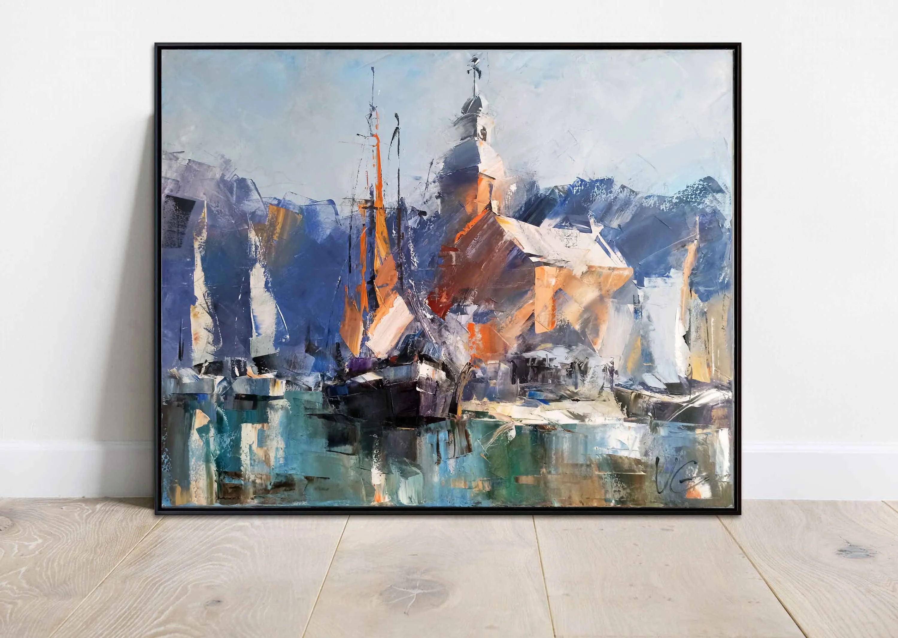 Зображення "SHIMMER " від VOLODYMYR GLUKHOMANYUK, розмір: 80x100 cm, матеріали: oil on canvas, місто: Spain, ціна: €14400 Фото 2 з 3.