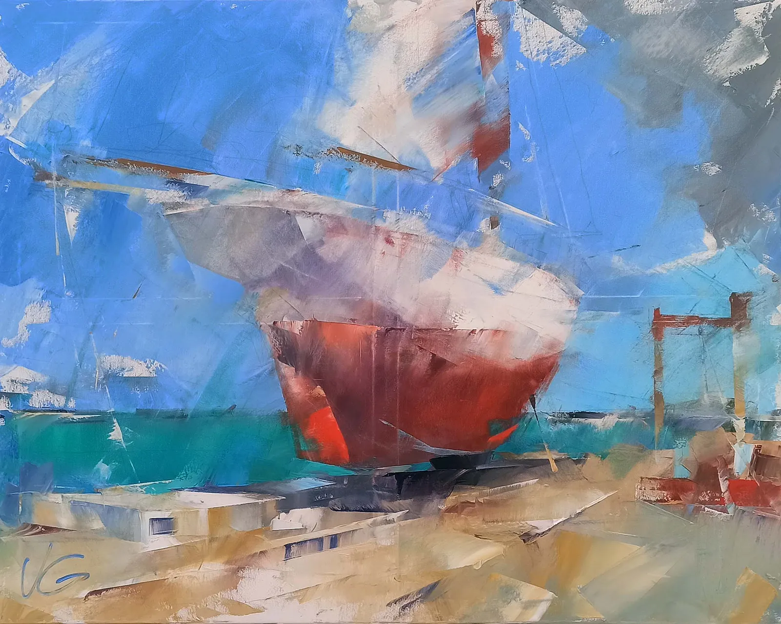 Зображення "MANIFESTATION" від VOLODYMYR GLUKHOMANYUK, розмір: 80x100 cm, матеріали: oil on canvas, медіум: Живопис, місто: Spain, ціна: €9000 Фото 1 з 3.