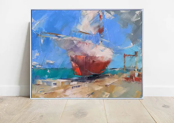 Зображення "MANIFESTATION" від VOLODYMYR GLUKHOMANYUK, розмір: 80x100 cm, матеріали: oil on canvas, медіум: Живопис, місто: Spain, ціна: €9000 Фото 3 з 3.