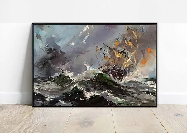 Зображення "THE ELEMENT" від VOLODYMYR GLUKHOMANYUK, розмір: 80x120 cm, матеріали: oil on canvas, медіум: Живопис, місто: Spain, ціна: €10000 Фото 2 з 3.