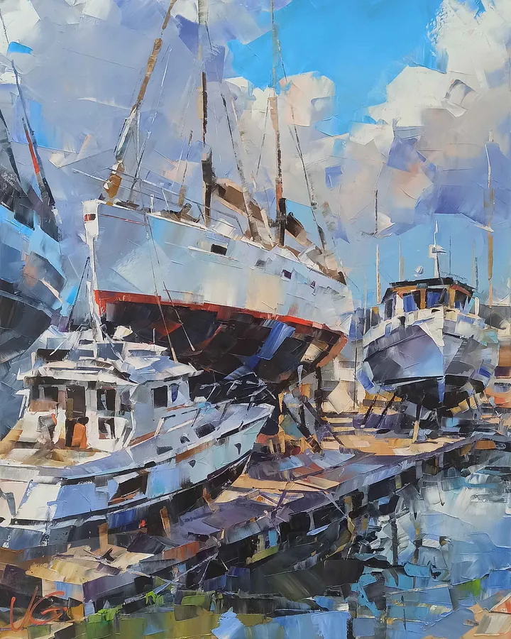 Зображення "SIESTA" від VOLODYMYR GLUKHOMANYUK, розмір: 100x80 cm, матеріали: oil on canvas, медіум: Живопис, місто: Spain, ціна: €3600 Фото 1 з 3.