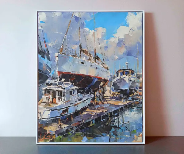 Зображення "SIESTA" від VOLODYMYR GLUKHOMANYUK, розмір: 100x80 cm, матеріали: oil on canvas, медіум: Живопис, місто: Spain, ціна: €3600 Фото 2 з 3.