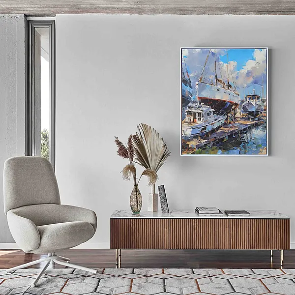 Зображення "SIESTA" від VOLODYMYR GLUKHOMANYUK, розмір: 100x80 cm, матеріали: oil on canvas, медіум: Живопис, місто: Spain, ціна: €3600 Фото 3 з 3.