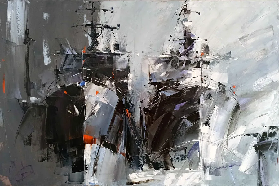 Зображення "RESILIENCE" від VOLODYMYR GLUKHOMANYUK, розмір: 80x120 cm, матеріали: oil on canvas, медіум: Живопис, місто: Spain, ціна: €12000