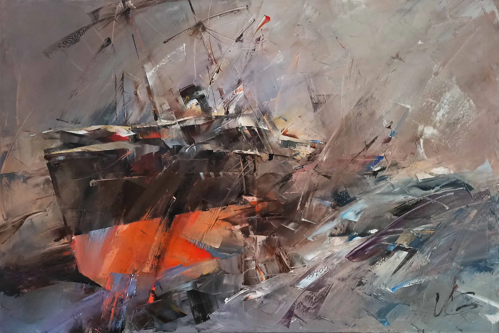 Зображення "INVINCIBLE" від VOLODYMYR GLUKHOMANYUK, розмір: 80x120 cm, матеріали: oil on canvas, медіум: Живопис, місто: Spain, ціна: €12000 Фото 1 з 3.