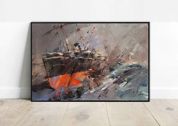 Зображення "INVINCIBLE" від VOLODYMYR GLUKHOMANYUK, розмір: 80x120 cm, матеріали: oil on canvas, медіум: Живопис, місто: Spain, ціна: €16000 Фото 2 з 3.