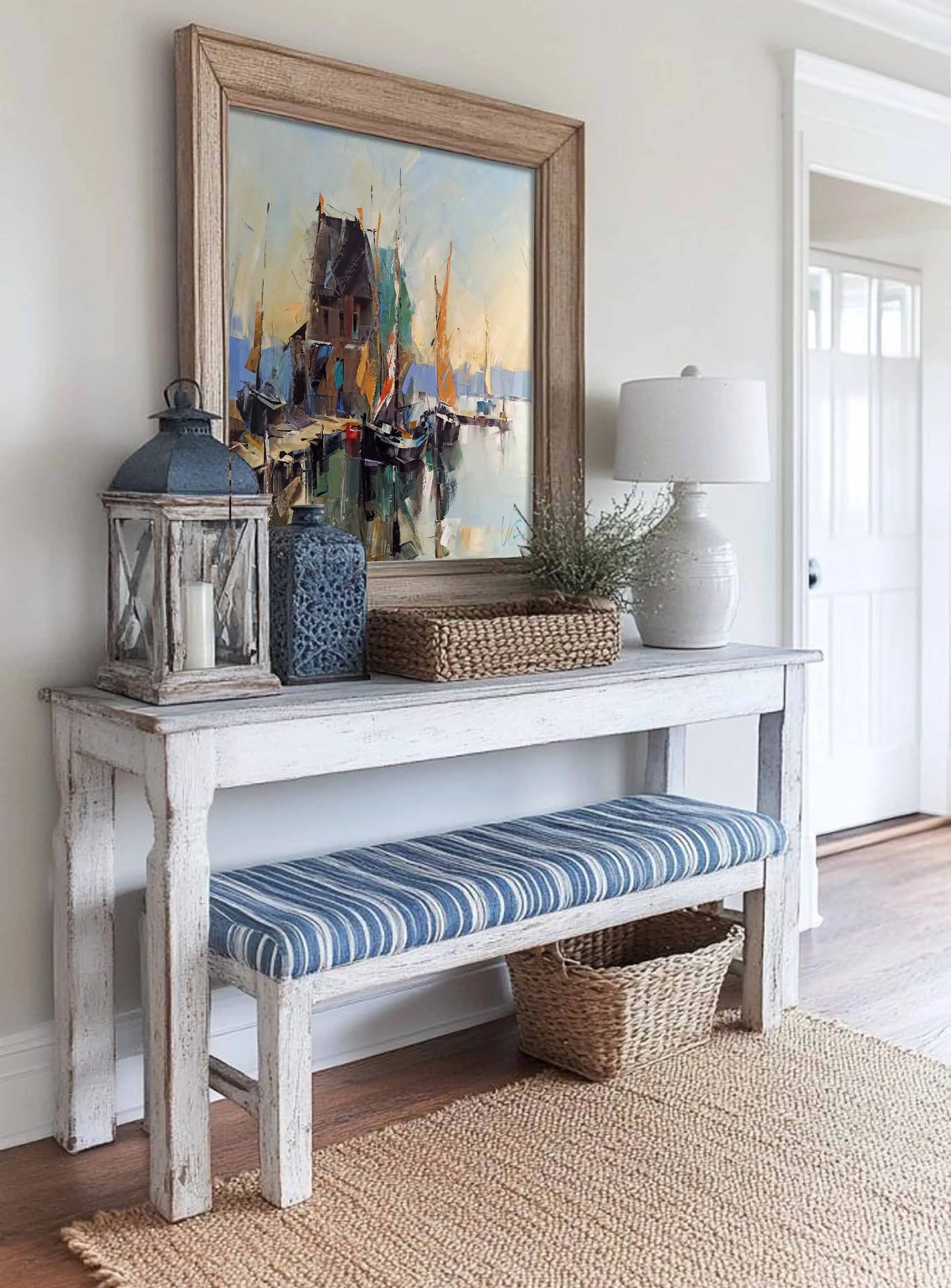 Зображення "SILENT HARBOR" від VOLODYMYR GLUKHOMANYUK, розмір: 80x100 cm, матеріали: oil on canvas, медіум: Живопис, місто: Spain, ціна: €9000 Фото 3 з 3.